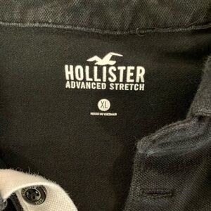 Hollister Black Polo Shirt XL